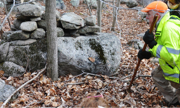 Some clearly see ceremonial site in Hopkinton woods